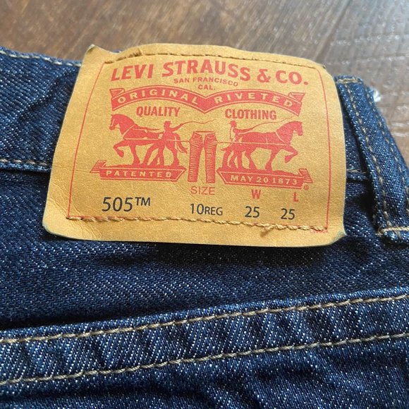 Levi's 505 Regular Fit Jeans - Size 10 - Picture 8 of 8